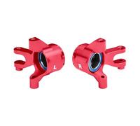 Coppa dello sterzo RC Per Traxxas Per Mini Per Maxx Per XRT-108076-1 GPM 7075 Blocchi Sterzo Anteriori In Lega Alluminio Cuscinetto Oversize Parti Automobili RC(Red)