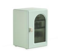 Coppa di acqua Armadietto multistrato Multilayer Punte di deposito a tazza per la polvere scaffale per il desktop per home office di plastica in plastica 26x25x37cm (Verde)
