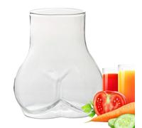 Coppa di caffè divertente - 450 ml di tazza divertente per bere glutei | Borosilicato in , bottiglia trasparente, bicchiere, bicchieri di vino, pallone da ristorante, spesso come un bicchiere di