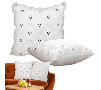 Coppa di cuscino per i fantasmi, cuscinetti decorativi | 2 pezzi Halloween CILLASCHE 18x18 pollici per camera da letto Dormitory Shop Apartment Study Auto Office Fall Season