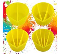 Coppa Di Miscelazione Della Vernice In Silicone, Flusso Di Lavoro Aerodinamico, 9x8x5,2 Cm, Forniture Di Versamento Acrilico, Tazze Di Versamento Di Vernice In Silicone, Uso A Mio Agio, Per La Pittura