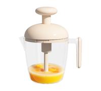 Coppa di Miscelazione delle Uova - 550 Ml di Contenitore in Trasparente, Becher di Trasparente, di Misurazione della Base Non Slip con Manico | Attrezzatura da Cucina A Prova