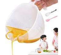 Coppa di misurazione liquida multifunzione 1000 ml - Ciotola a imbuto per uova, riso e ingredienti | Strumento da cucina con beccuccio per versare facilmente | Accessorio per cottura, lavaggio, impast