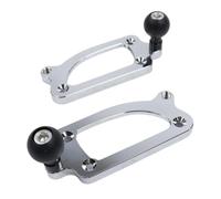 Coppa di olio freno motociclistico Copertura della pompa superiore Pompa a sfera a sfera Compatibile con modelli R18 R18B R18TC in alluminio nero o cromato(1 Pair Chromed)