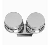 Coppa di pittura a olio, Tazza per tavolozza in acciaio inossidabile Tazza per pittura a olio a bocca grande Tazza per contenitore per tavolozza per mestolo doppia/singola per disegno(#6)