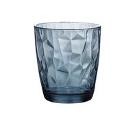 Coppa di vetro Colored Diamond Embossed Drinking Glasses(Blue,Piccolo)