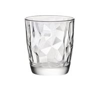 Coppa di vetro Colored Diamond Embossed Drinking Glasses(Transparent,Piccolo)