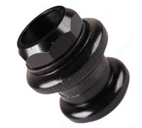 Coppa esterna per sterzo da 2,5 cm, senza filettatura, per mountain bike e bici da strada, compatibile con sterzo da 25,4 mm, in lega, focalizzata sulla durata, colore nero