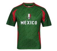 Coppa Europa Calcio Magliette Soccer Tifosi Sport Casual Stampa Girocollo Asciugatura Veloce Traspirante Manica Corta Uomo Donna Fan Coppa America Maglia T Shirt Messico M
