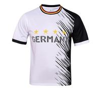 Coppa Europa Calcio Magliette Soccer Tifosi Sport Casual Stampa Girocollo Asciugatura Veloce Traspirante Manica Corta Uomo Donna Fan Coppa America Maglia T Shirt Germania M