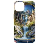 Coppa Fantasy Ornate City Custodia per iPhone 14