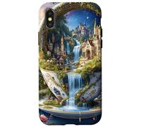 Coppa Fantasy Ornate City Custodia per iPhone X/XS