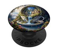 Coppa Fantasy Ornate City PopSockets PopGrip Adesivo