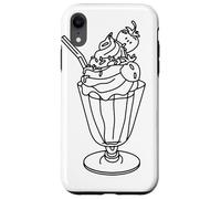 Coppa gelato che disegna il sorbetto Custodia per iPhone XR