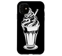 Coppa gelato che disegna il sorbetto del dessert congelato Custodia per iPhone 11