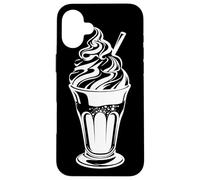 Coppa gelato che disegna il sorbetto del dessert congelato Custodia per iPhone 16 Plus
