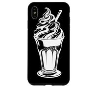 Coppa gelato che disegna il sorbetto del dessert congelato Custodia per iPhone XS Max
