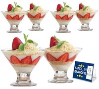 Coppa gelato Crema - in vetro - 165 ml - 6 pezzi