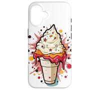 Coppa gelato Custodia per iPhone 16