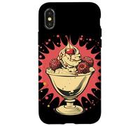Coppa gelato Sorbetto grafico Custodia per iPhone X/XS