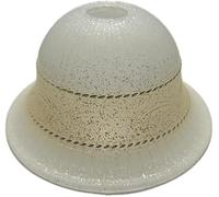 Coppa in vetro ambra classica per ricambio lampadari, applique, plafoniera, lume, lampada, lumetto, corona Ambra