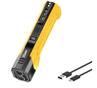 COPPA Lampada Lavoro, LED Lampada Officina 3000mAh Ricaricabile Doppia Sorgente Luminosa con Stroboscopica Luce Magnetica Portatile Luce Ispezione per Campeggio Riparazione Garage Escursionismo