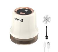 COPPA Levapelucchi Elettrici, USB Ricaricabile Pelucchi Elettrico 3 Velocità Portatile Elettrico Rasoio Anti Levapelucchi con Protezione Spegnimento & Display Batteria per Vari Tessuti Abbigliamento