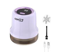 COPPA Levapelucchi Elettrici, USB Ricaricabile Pelucchi Elettrico 3 Velocità Portatile Elettrico Rasoio Anti Levapelucchi con Protezione Spegnimento & Display Batteria per Vari Tessuti Abbigliamento