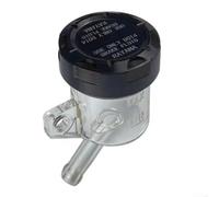 Coppa Liquido Freno per moto Alluminio CNC per trasparente Serbatoio Olio per Cilindro per maestro (All Black Slant)