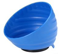 Coppa magnetica per dadi e bulloni, per tenere dadi e bulloni, strumento di riparazione auto da 15,2 cm per tutte le superfici di lavoro in metallo ferroso (blu)