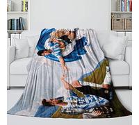 Coppa Mondo Coperta Flanella Soffice - Messi Coperta Morbida Per Portare Calore E Felicità - Coltre Per Regali Compleanno Natale Per Bambini Adolescenti Adulti (127x152cm)