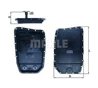 RIDEX Coppa olio cambio automatico Coppa olio cambio 3105O0002 per BMW X3 (E83)