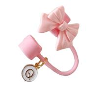 Coppa Paglia Coperture Food Grade Riutilizzabile Bow Cover | Cappucci in paglia, antipolvere, resistenti agli spruzzi, lavabili, morbidi, flessibili, universali, adatti per feste, picnic