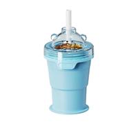 Coppa per ghiaccio, 325 ml, in silicone, riutilizzabile e pieghevole, riutilizzabili per palline di ghiaccio, adatta per la vita quotidiana, piscina, picnic, campeggio e bevande