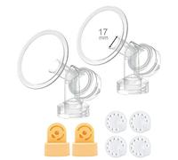 Coppa per il seno con valvola e membrana per tiralatte Medela. Prodotto da Maymom. … (di diametro con i capezzoli 17mm)