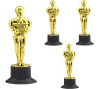 Coppa per Trofei,4PCS Coppe e Trofei Calcio, Coppa Trofeo Bambini, Plastica Trofeo Placcata per i Premi Sportivi del Calcio e i Gala di Premiazione, per Aumentare la Coesione della Squadra (12cm)