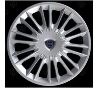 COPPA RUOTA COPRICERCHIO PER LANCIA NEW Y ORO DIAM. 15" LOGO CROMATO - K193L194