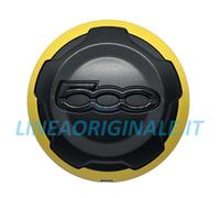 Coppa Ruota Coprimozzo Bordo Giallo Originale Fiat 500L