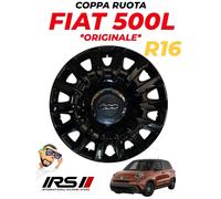 COPPA RUOTA FIAT 500L 16″ ORIGINALE OE 735564149 COPRICERCHIO NERO LUCIDO