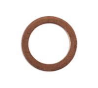 Coppa Tappo Rondella Rame 12mm x 17mm x 1.5mm - Confezione 10 - Connect 36781