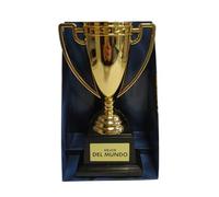 Coppa Trofeo Regalo Originale - Coppa d'oro con Frase Incisa | Riconoscimento divertente ed Emotivo per amici, familiari e colleghi (migliore del mondo)