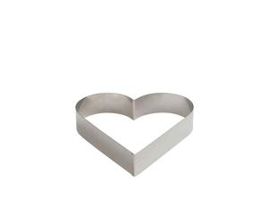 Coppapasta a cuore in acciaio inox 18 x 18 x h 4,5 cm