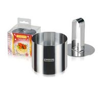 Guardini Accessori, Coppapasta tondo con stantuffo 7cm, Acciaio inox, Colore argento