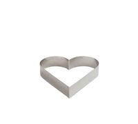 Coppapasta a cuore in acciaio inox 14 x 14 x h 4,5 cm