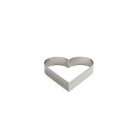 Coppapasta a cuore in acciaio inox 8 x 8 x h 4,5 cm