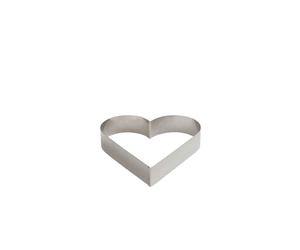 Coppapasta sagoma a cuore in acciaio inox 8 x 8 x h 4,5 cm