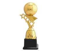 Coppe da trofeo in plastica dorata, per premi sportivi | Trofeo con palla per eventi sportivi trofei per pallacanestro/calcio torneo mondiale 2026, regali di cach