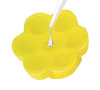 Coppe di colla di fiori per estensioni per ciglia, tazze di colla per ciglia - 100x Plum Blossom Shape Lash Extension Glue Holders,Accessori per strumenti di bellezza professionale portatili
