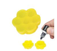 Coppe di colla di fiori per estensioni per ciglia, tazze di colla per ciglia, 100x Plum Blossom Spese GLUE GUE PERMENTI PER ESTENZIONI LASH, Strumento ausiliario per trucco professionale, forniture di