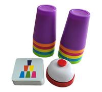 Coppe di impilamento - Focus Puzzle Focus Kids Stacking Cups Toy | Coppe di impilamento per bambini educativi | Coppa di nidificazione delle attività impostata per lo sviluppo precoce coordinamento